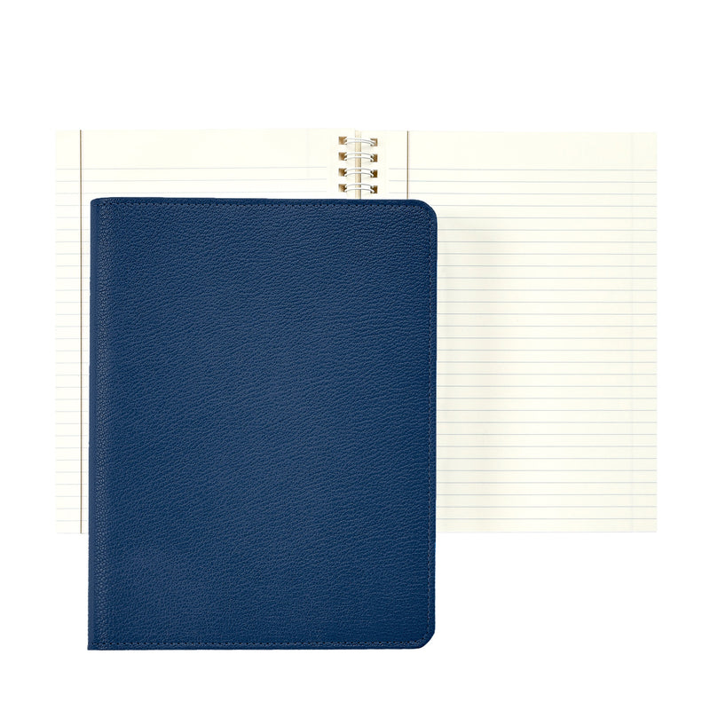 9" Wire-O Notebook - Royal Blue