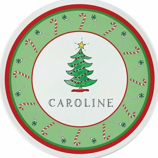 Christmas Tabletop Collection - Plate - Personalized