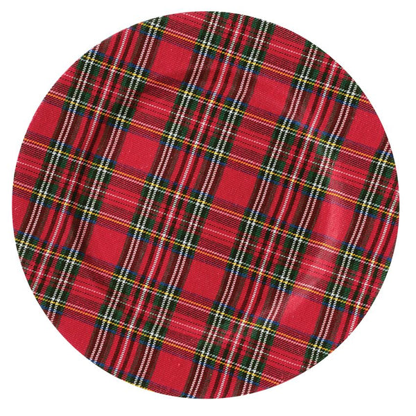 Red Tartan Charger