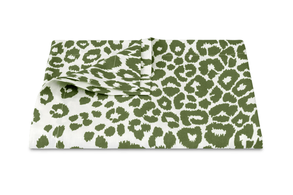 Green Leopard Tablecloth