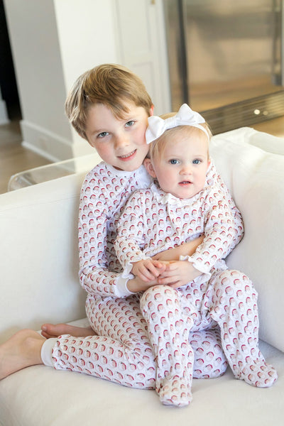 Monogrammed baby deals pajamas
