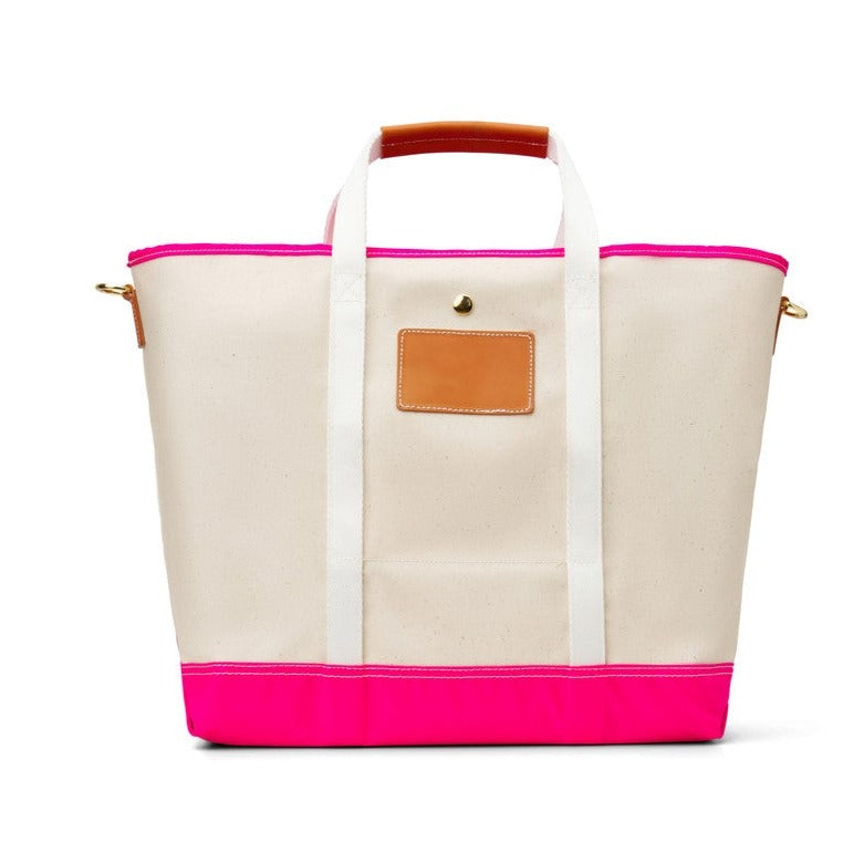 Kennedy Coated Canvas Tote - Pink