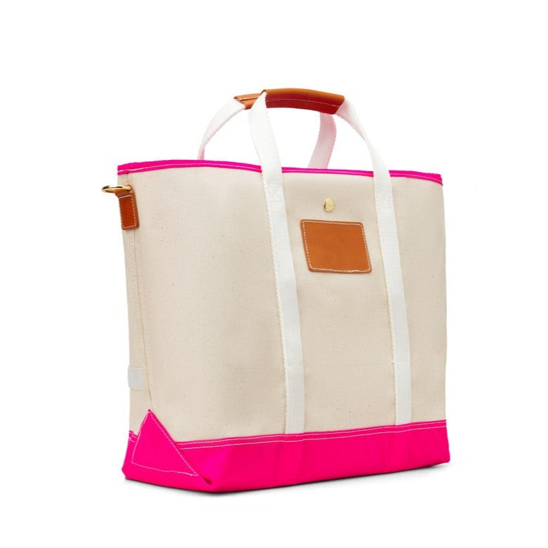 Kennedy Coated Canvas Tote - Pink