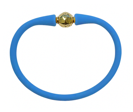 Gold Florence Bracelet - Bright Blue