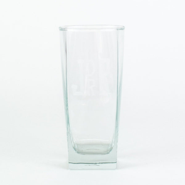 Monogrammed Square Beverage Glasses