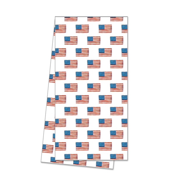 American Flag Printed Towel
