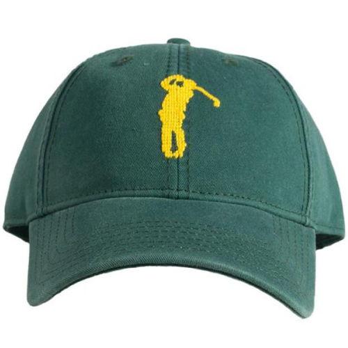 Needlepoint Baseball Hat - Adult - Golf - Green