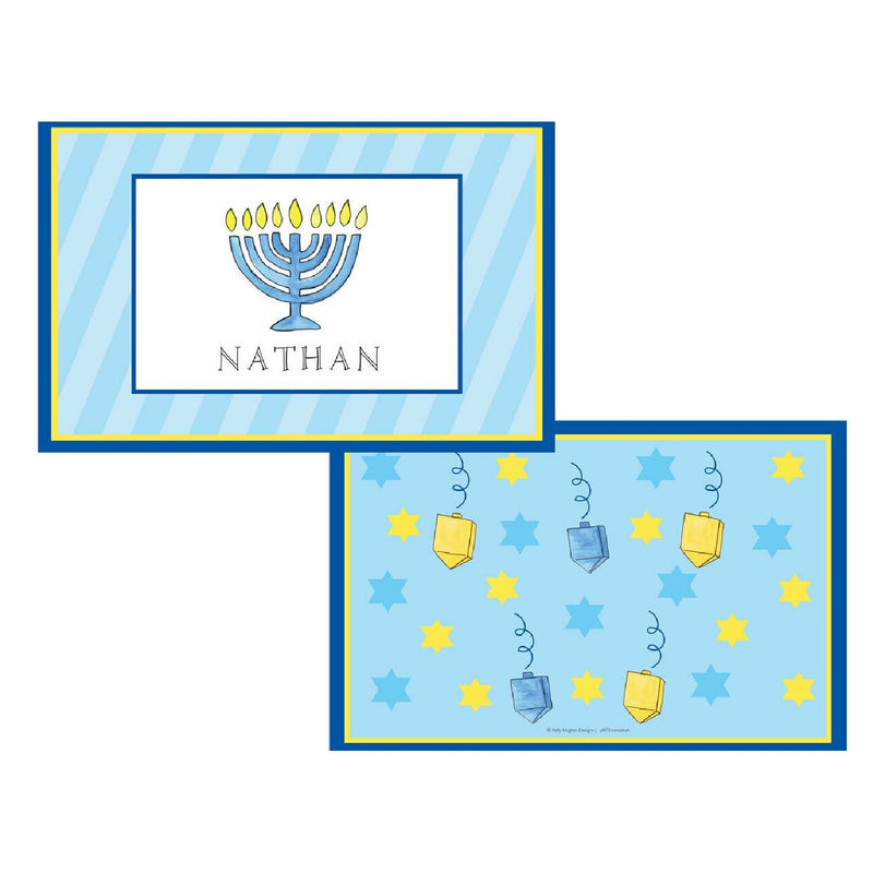 Hanukkah Tabletop Collection - Placemat - Personalized