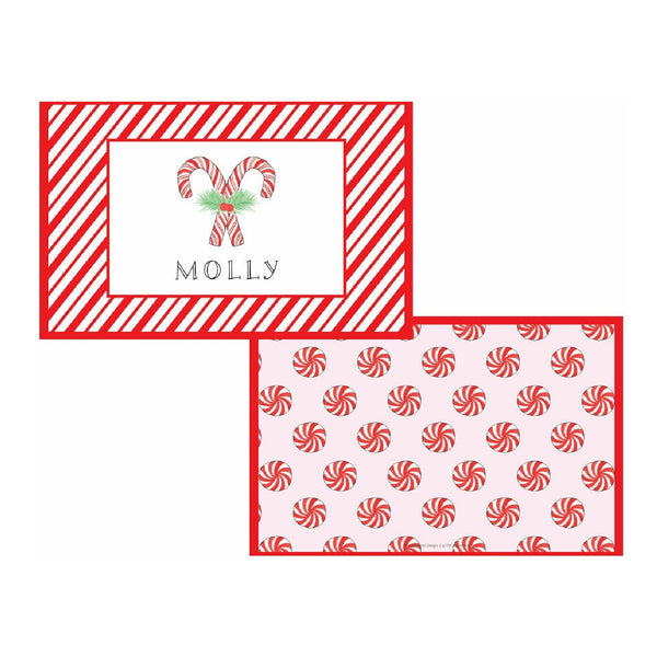 Peppermint Tabletop Collection - Placemat - Personalized