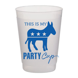 Blue Donkey Party Cup Grab & Go Cups - This is My Blue Donkey Party Cup