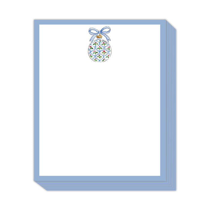 Christmas Ornament Tall Stack Notepad