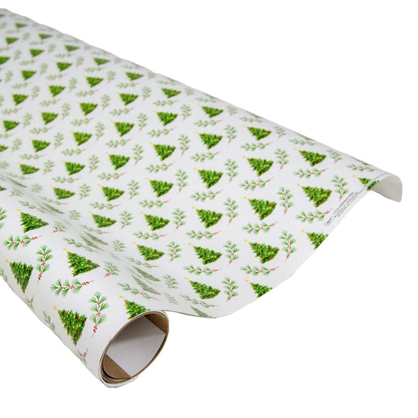 Little Christmas Trees Wrapping Paper