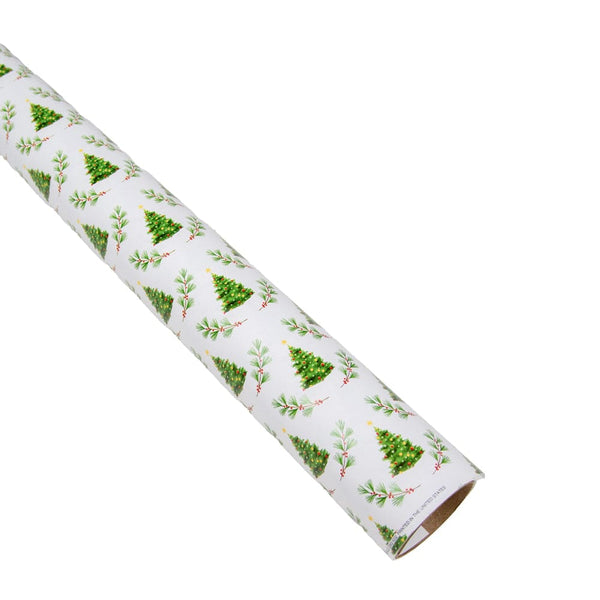 Little Christmas Trees Wrapping Paper