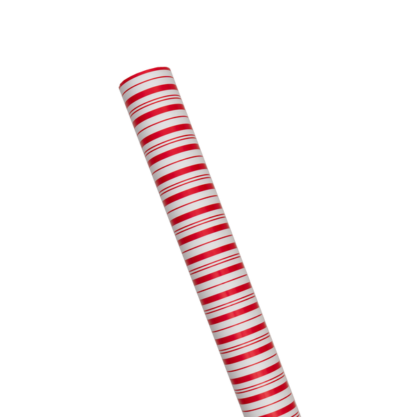 Red & White Candy Stripe Wrapping Paper
