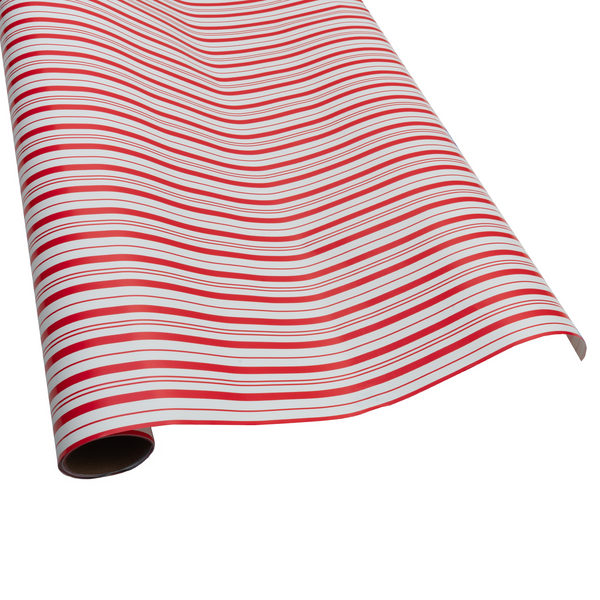 Red & White Candy Stripe Wrapping Paper