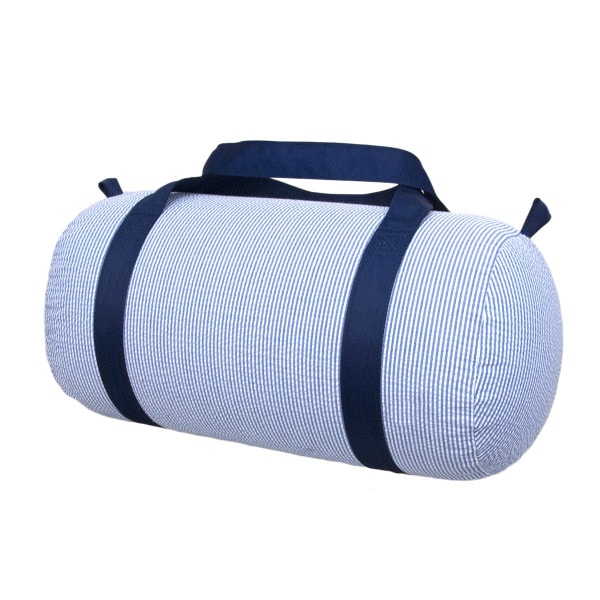 Seersucker Children's Duffel - Navy