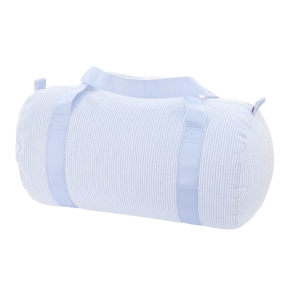 Seersucker Children's Duffel - Light Blue