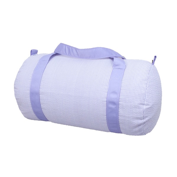 Seersucker Children's Duffel - Lilac Lavender