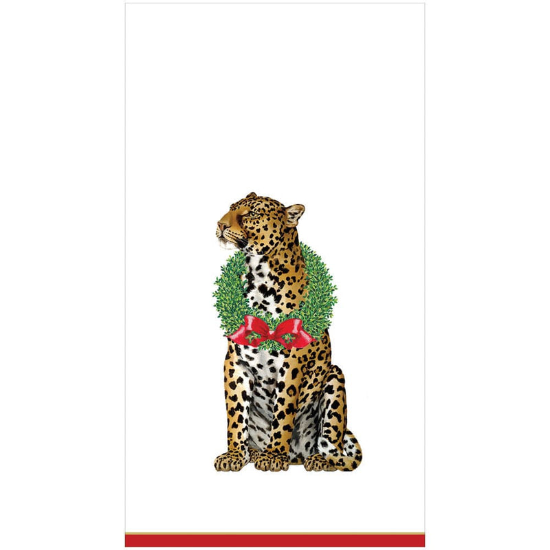 Caspari Wild Christmas Paper Guest Towels