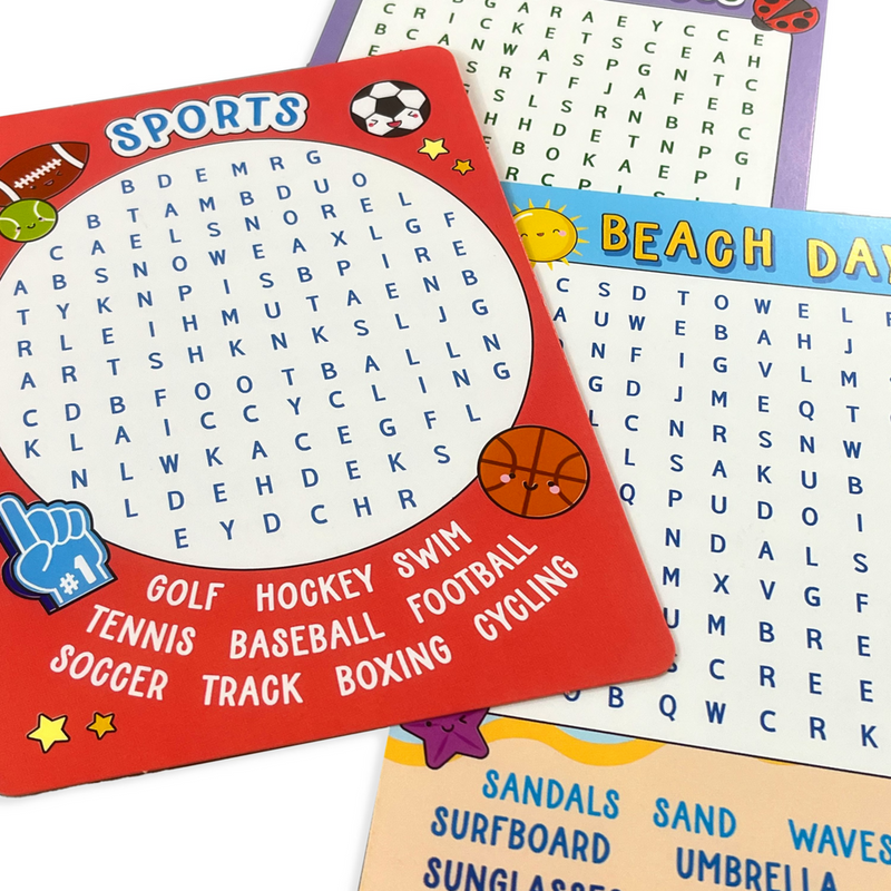 Ooly Word Search Activity Card Set