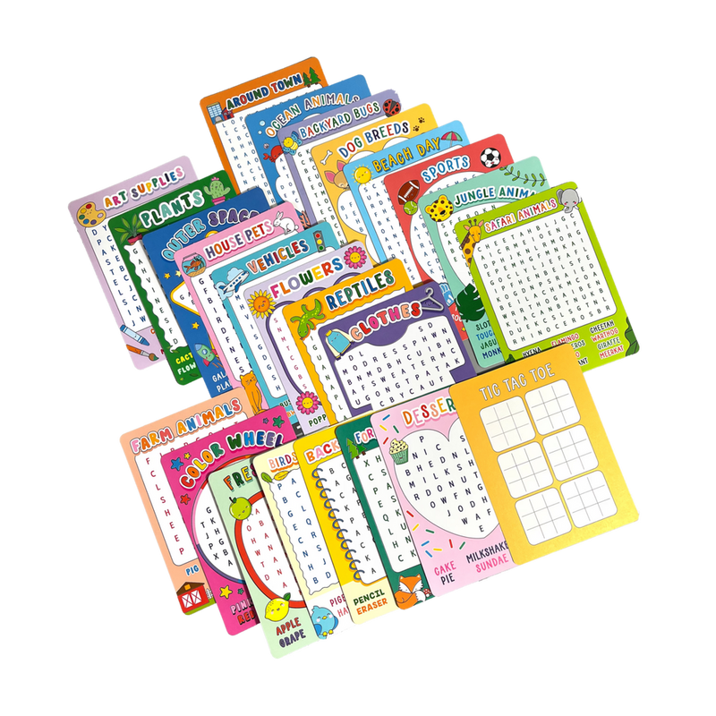 Ooly Word Search Activity Card Set