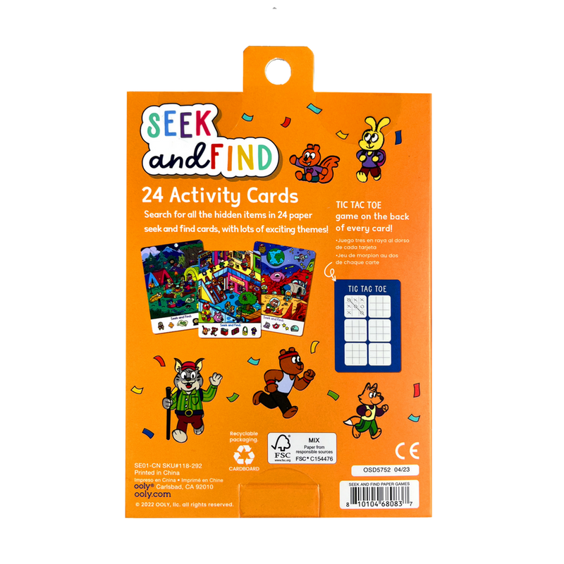 Ooly Seek & Find Activity Card Set