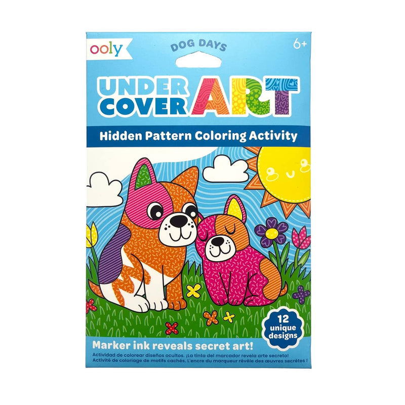 Ooly Undercover Art Hidden Patterns Coloring Activity - Dog Days