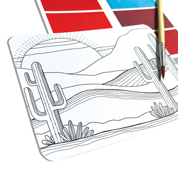 Desert Hues DIY Watercolor Art Kit