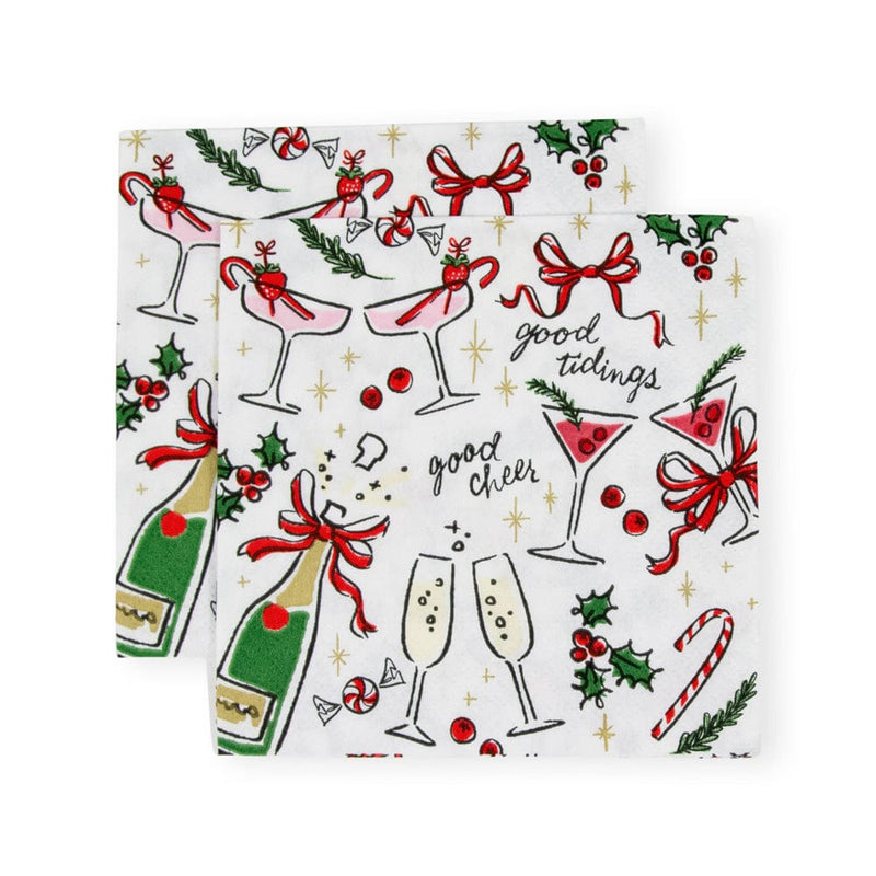 Let's Be Merry Cocktail Napkins