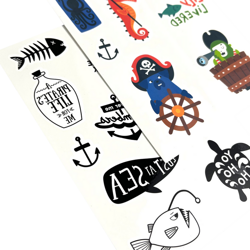 Temporary Tattoos - Pirate's Life