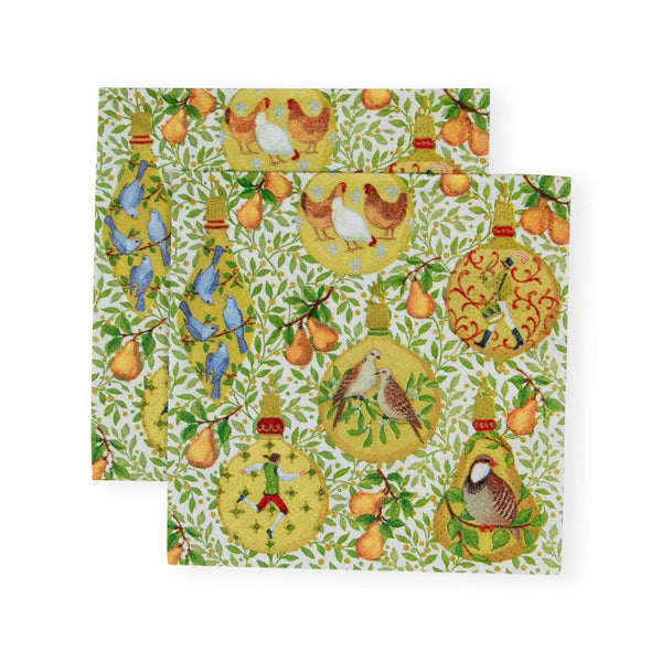In a Pear Tree Cocktail Napkins