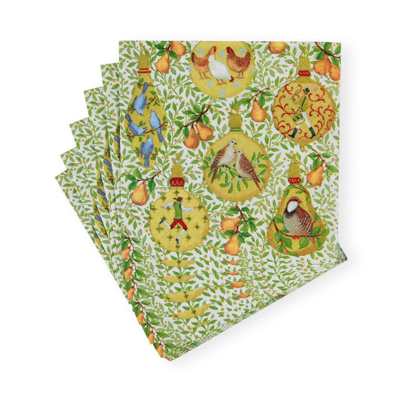 In a Pear Tree Cocktail Napkins