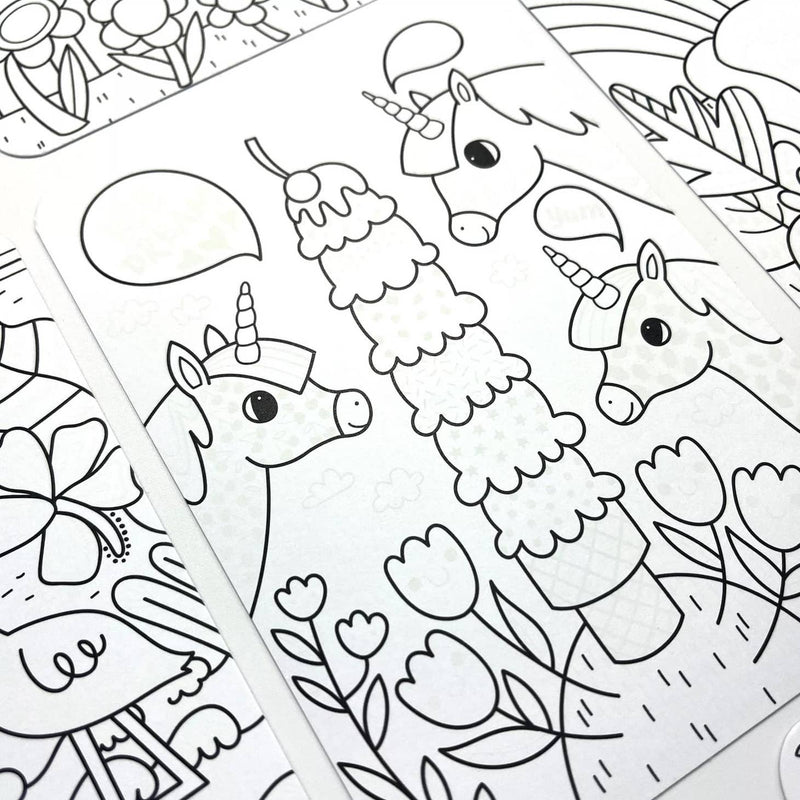 Ooly Undercover Art Hidden Patterns Coloring Activity - Unicorn