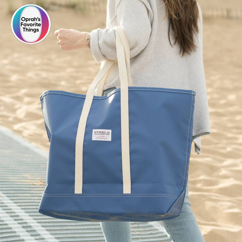 Royal Blue Steeletex Beach Tote - Steele - Medium