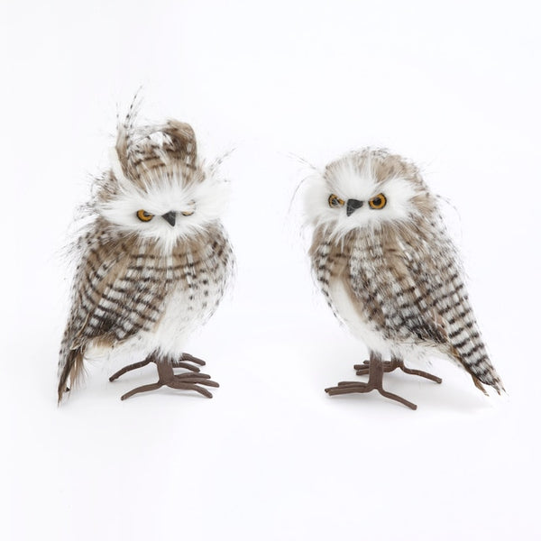 Faux Fur Owl Figure