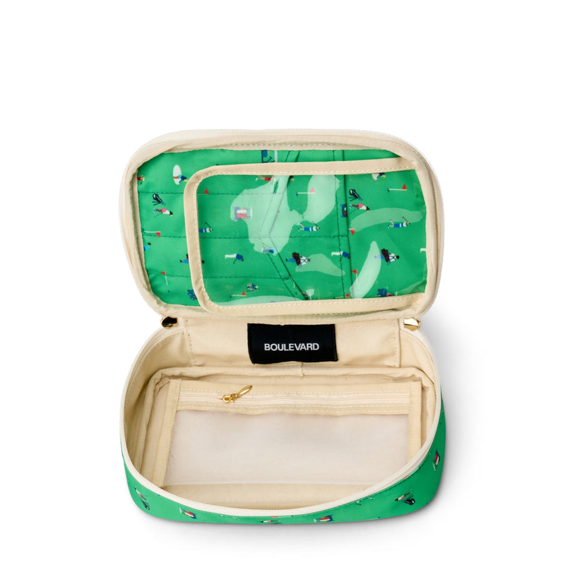 Megan Nylon Train Case - Golf