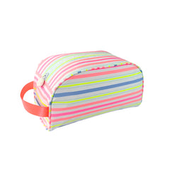 Neon Striped Coated Traveler