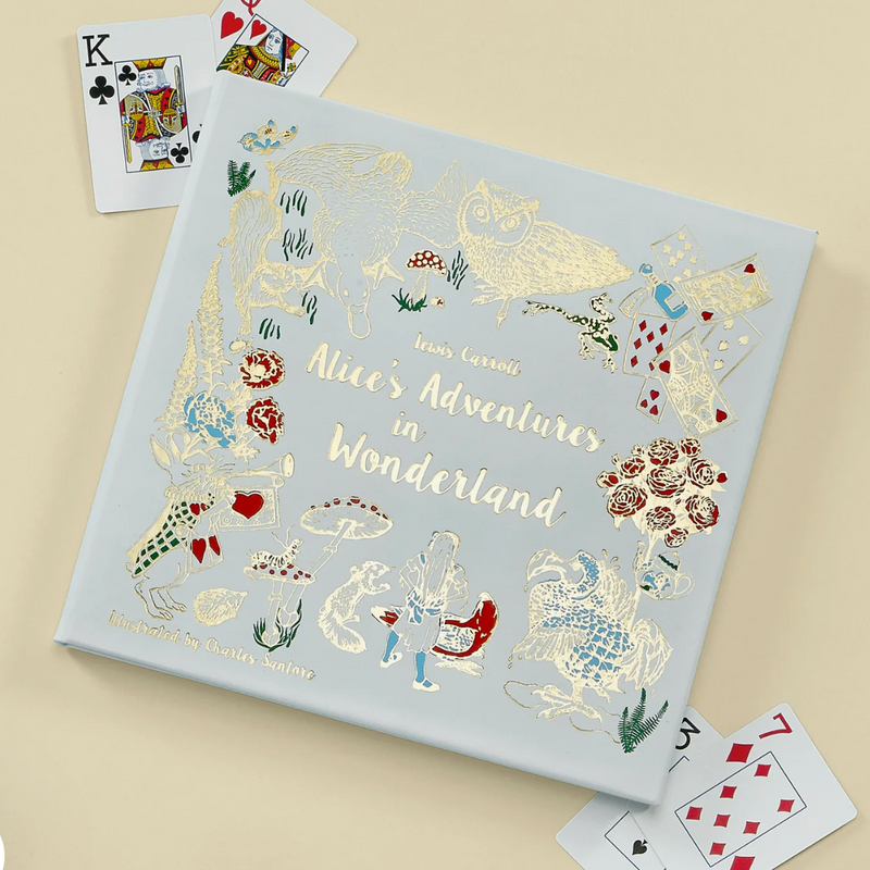 Alice's Adventures in Wonderland Leather Bound Book
