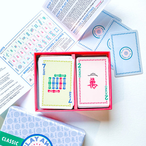 Play Away Mahjong Card Game + Racks