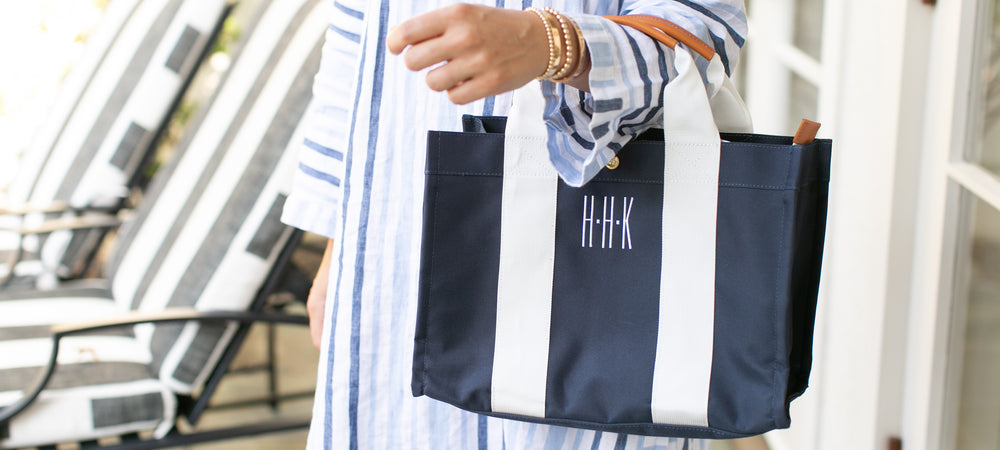 Personalized Mother's Day gifts from cosmetic and toiletry bags to jewelry cases, to personalized totes and waffle robes. There is a monogrammed gift for every mother. 