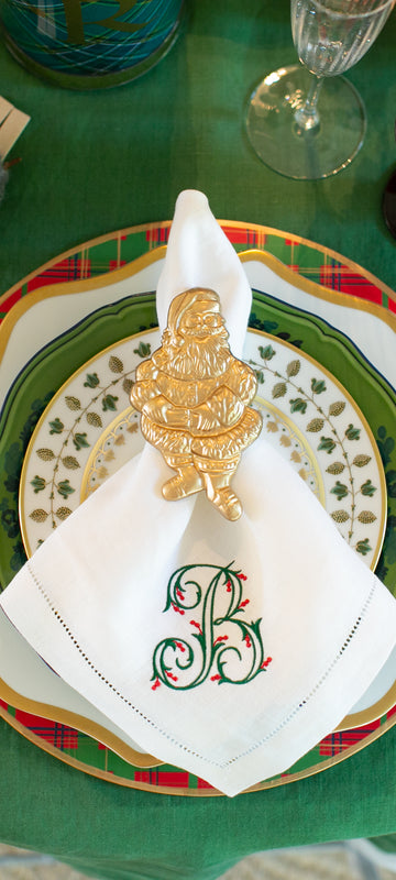 Personalized hostess gifts, tabletop, pajamas and ornaments for Christmas. 