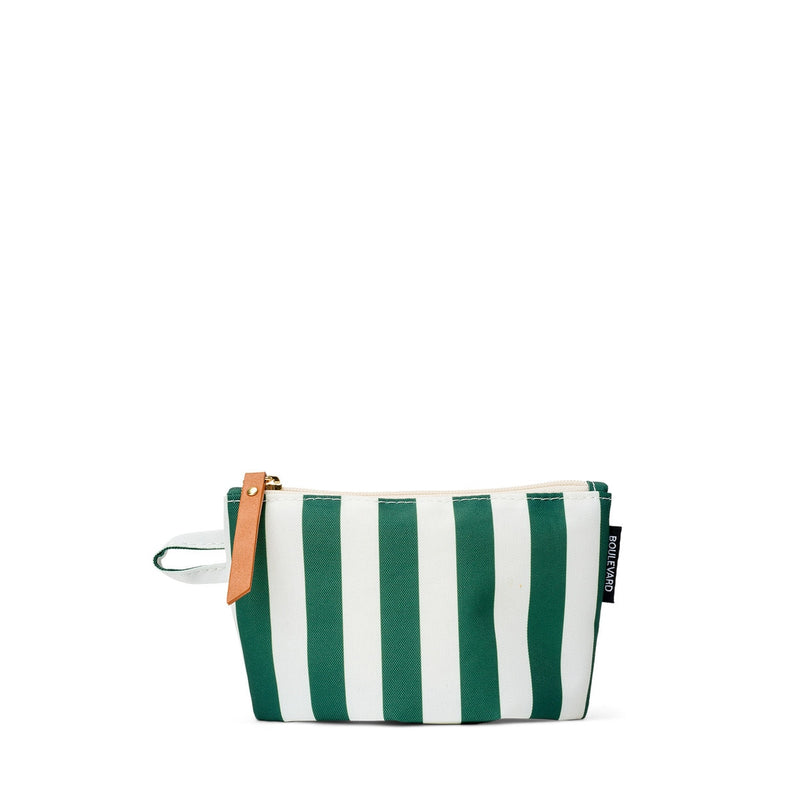 Cabana Pouch - Beverly Green Stripe