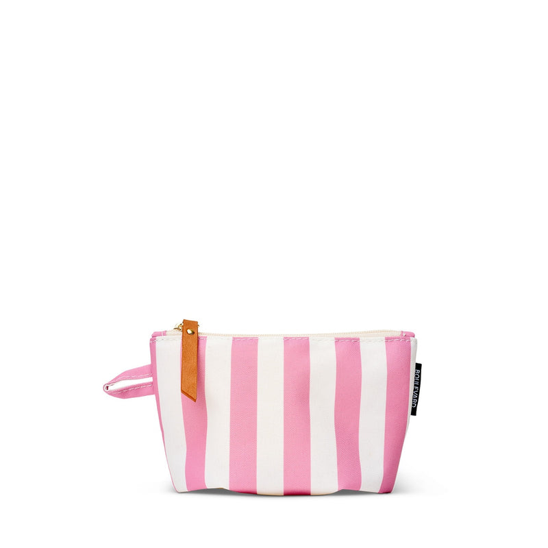 Cabana Pouch - Candy Pink Stripe