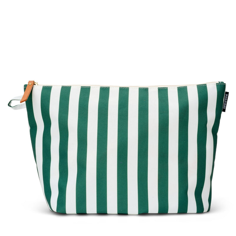Cabana Pouch - Beverly Green Stripe