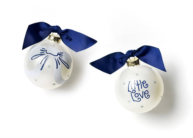 Little Love Blue Bow Ornament