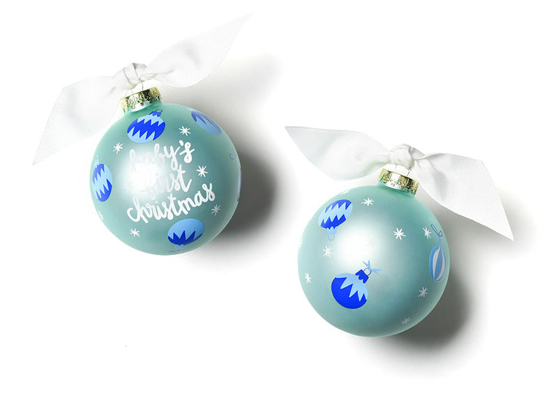 Coton Colors First Christmas Blue Ornaments Ornament