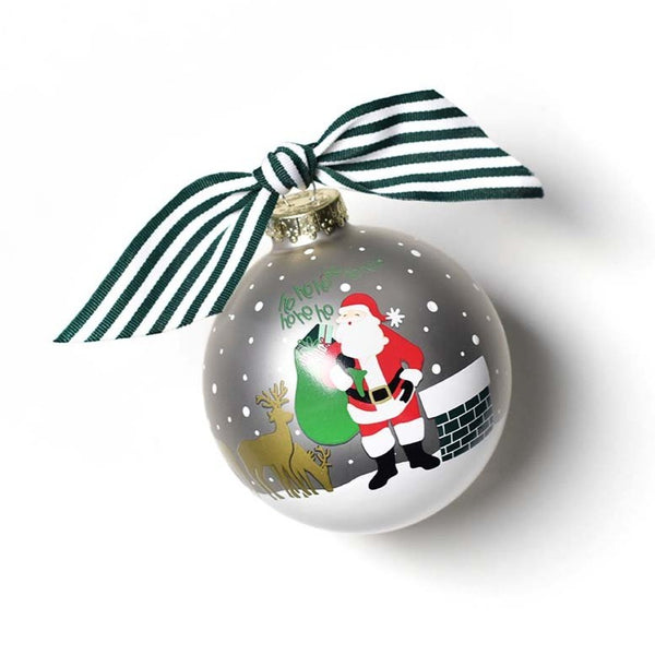 Coton Colors Santa on the Rooftop Ornament