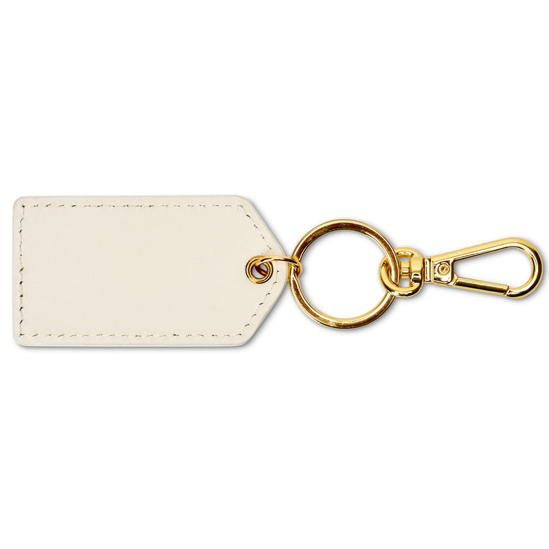 Cleo Keychain - White