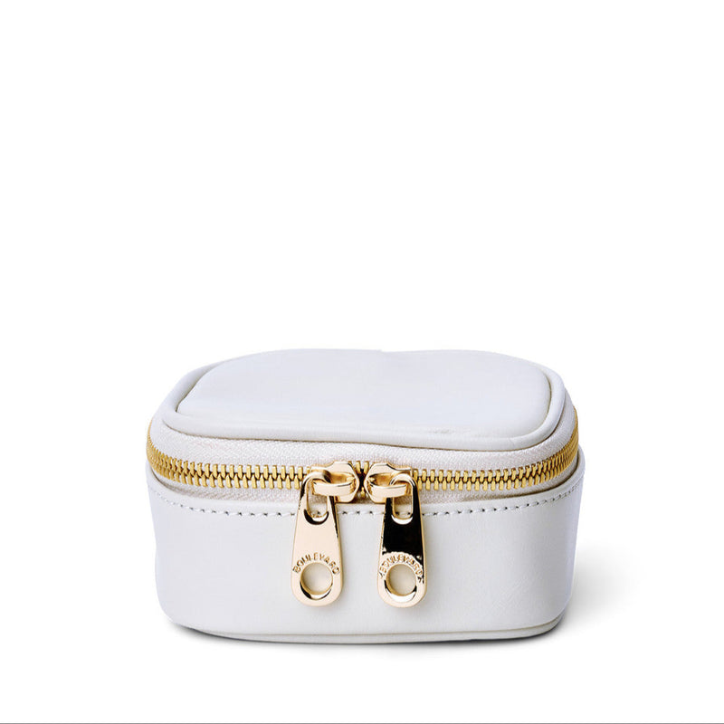Camilla Jewelry Case - White