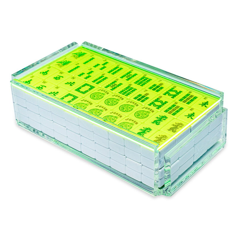 Mahjong El Mahjong Neon Green Set